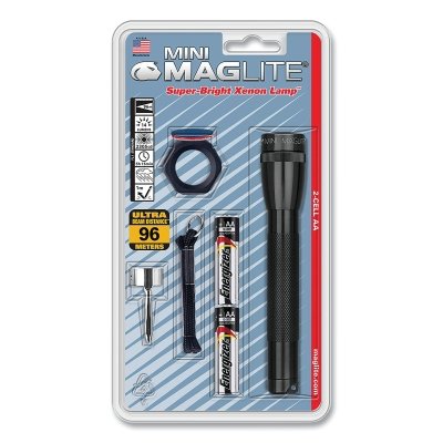 AA MINI BLACK COMBO PACKW/BATTERY REPLAC
